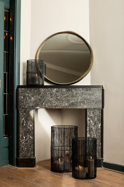 Limara Spiegel - 75x75x2 cm - Aluminium - Messing PTMD