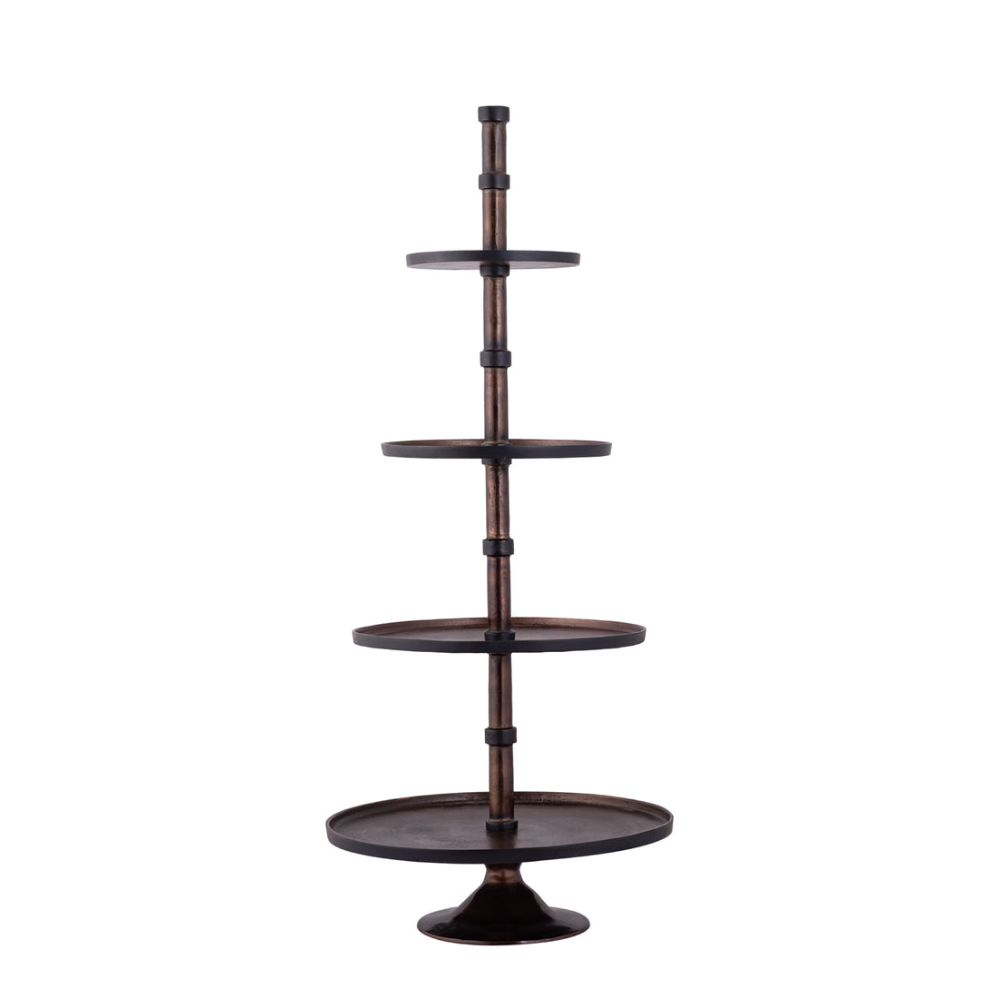 Glinda Copper Alu Etagere Round L PTMD