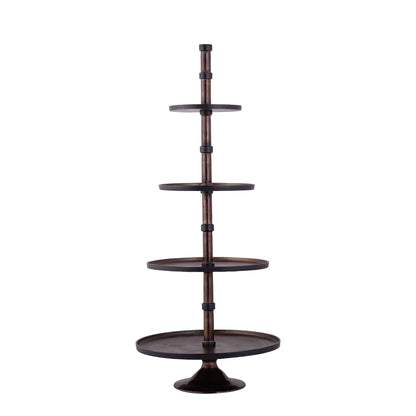 Glinda Copper Alu Etagere Round L PTMD