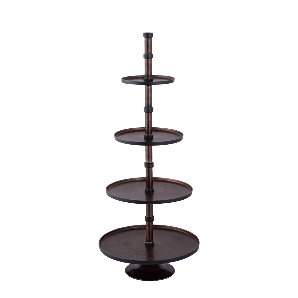 Glinda Copper Alu Etagere Round L PTMD