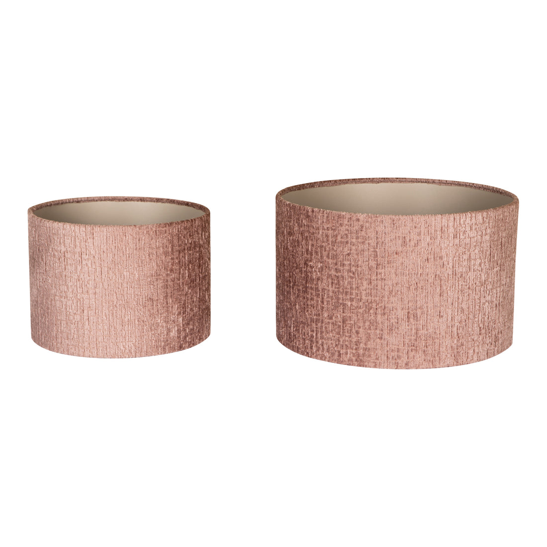 Nairobi Old Pink fabric lampshade round M 40x40x24 PTMD