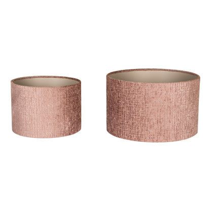 Nairobi Old Pink fabric lampshade round M 40x40x24 PTMD