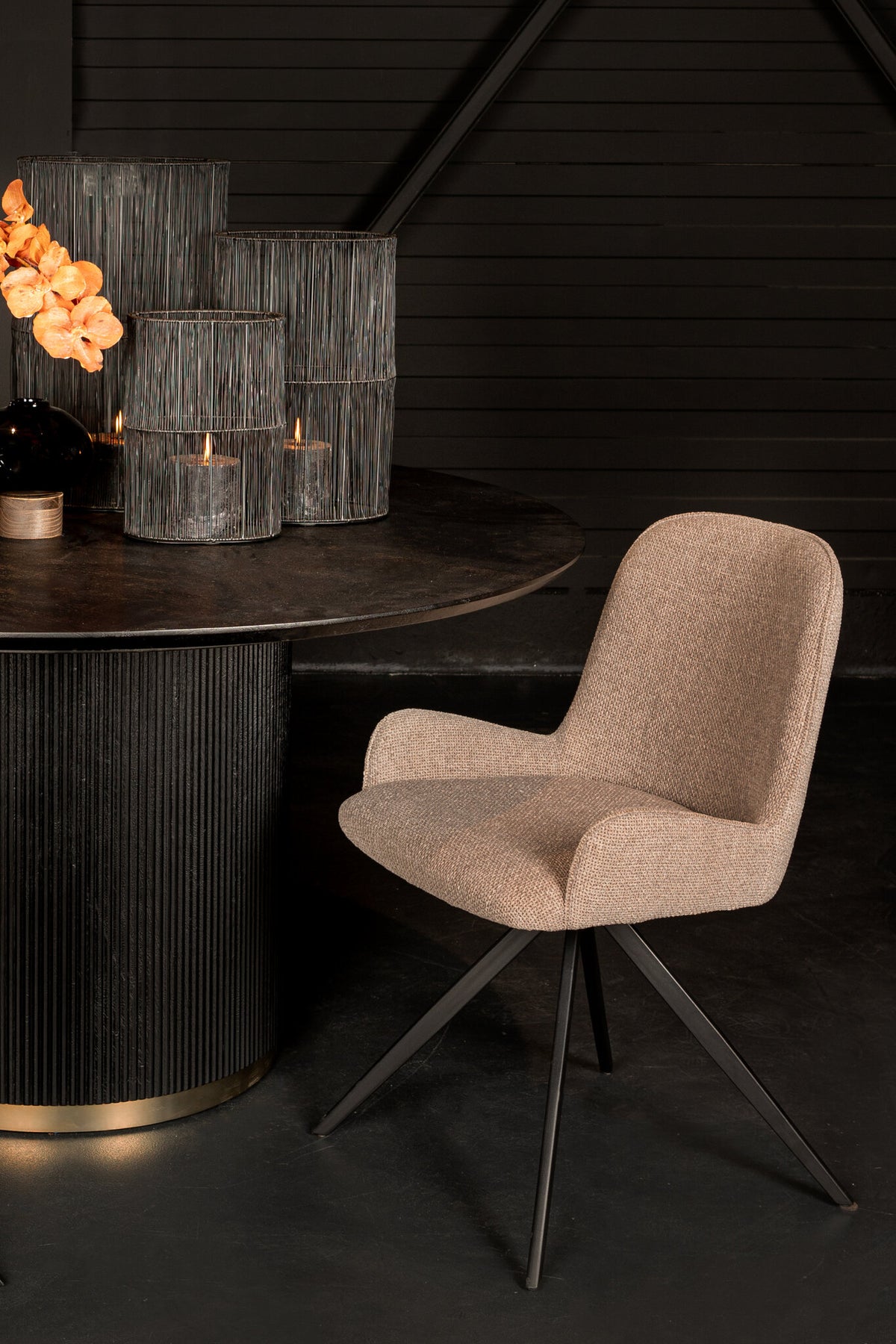 Leander Cream Dining Chair PTMD