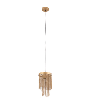 Brenton Gold iron chains round hanging lamp S PTMD