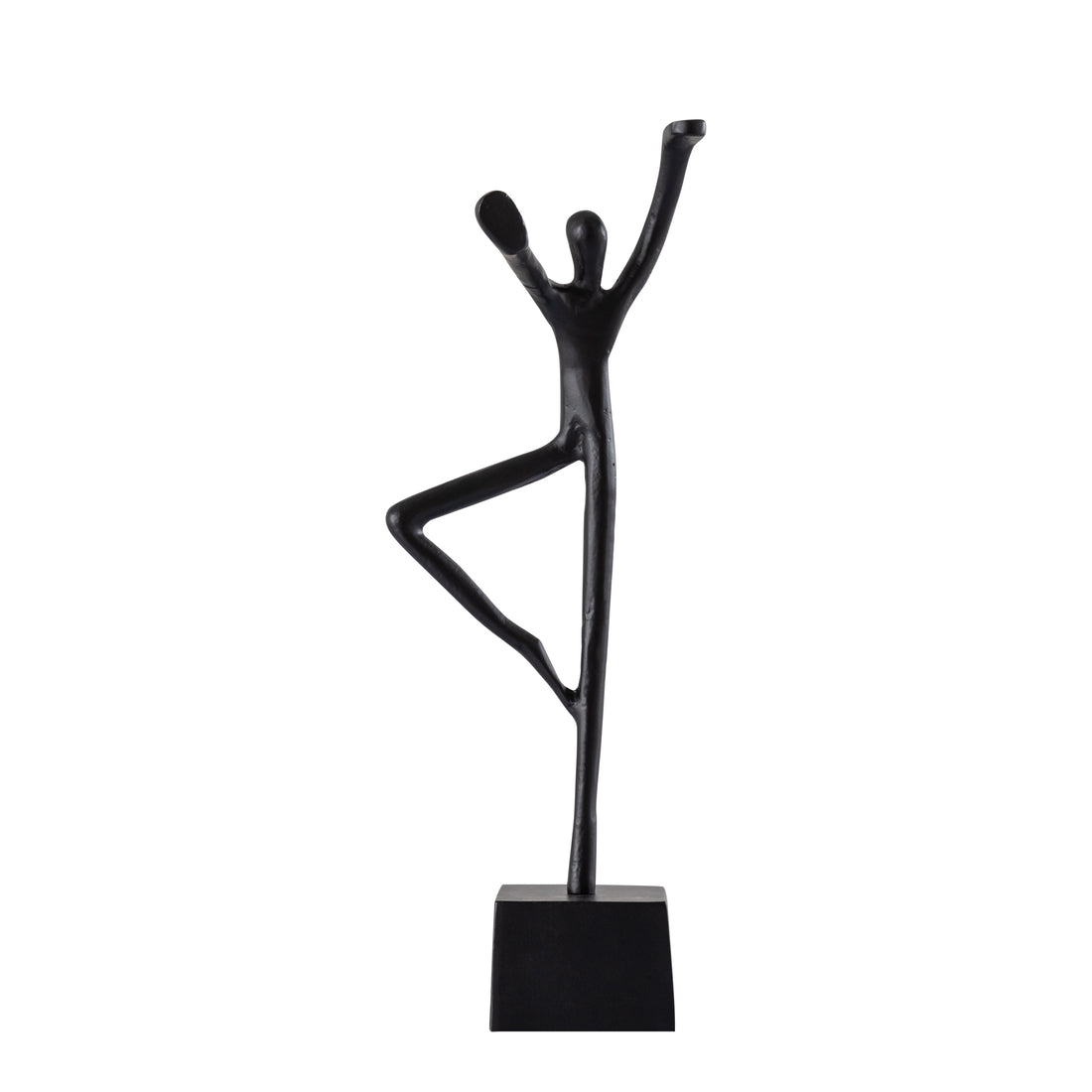 Eagen Black casted alu statue kung fu man PTMD