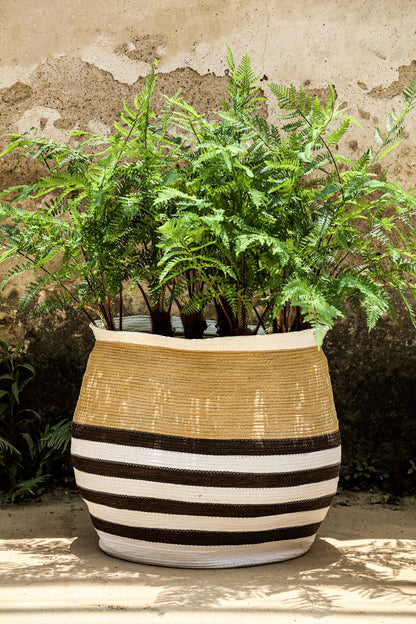 Manden Melano - Papier - Bruin - Set van 3 PTMD