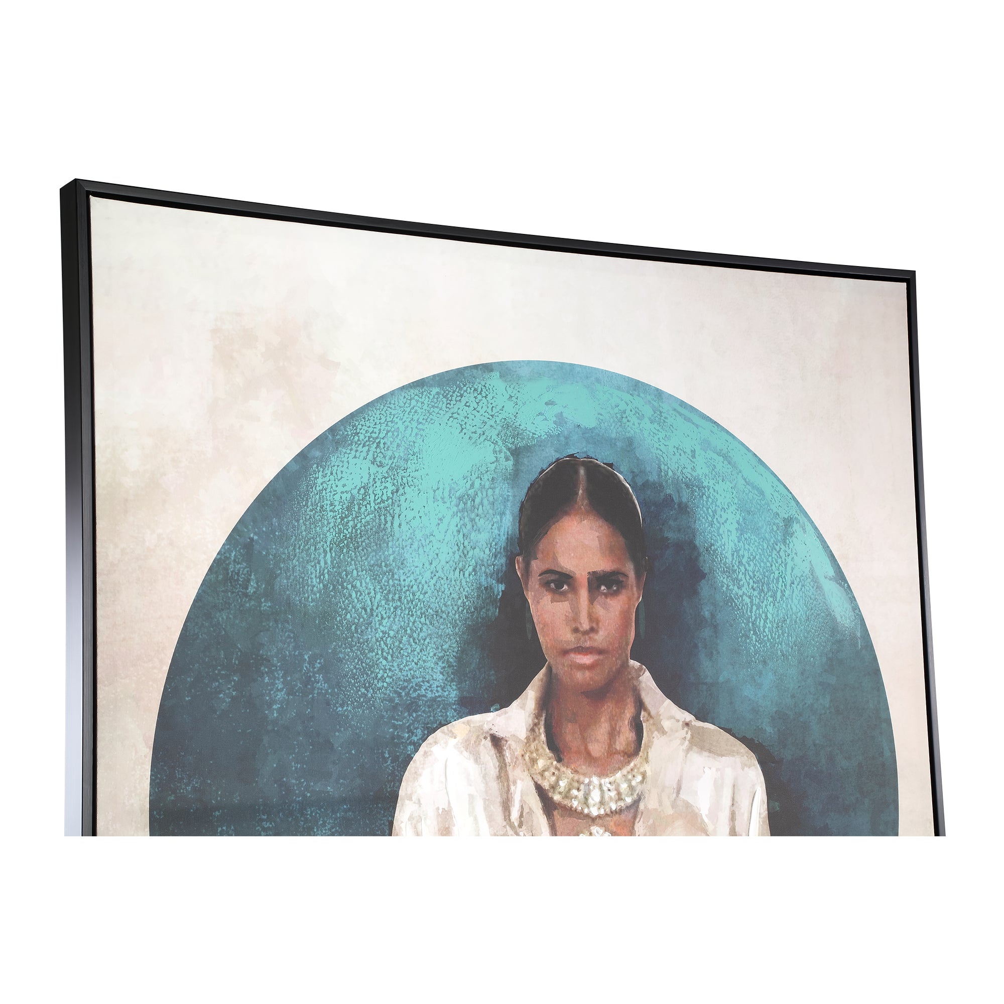 Lilyann Naturel Polyester Painting Woman Large PTMD