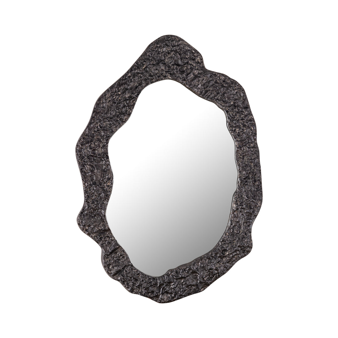 Morina Zwarte Spiegel Ovaal PTMD 88x61cm