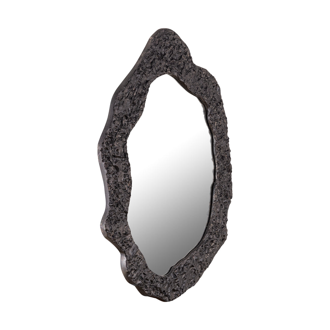 Morina Zwarte Spiegel Ovaal PTMD 88x61cm