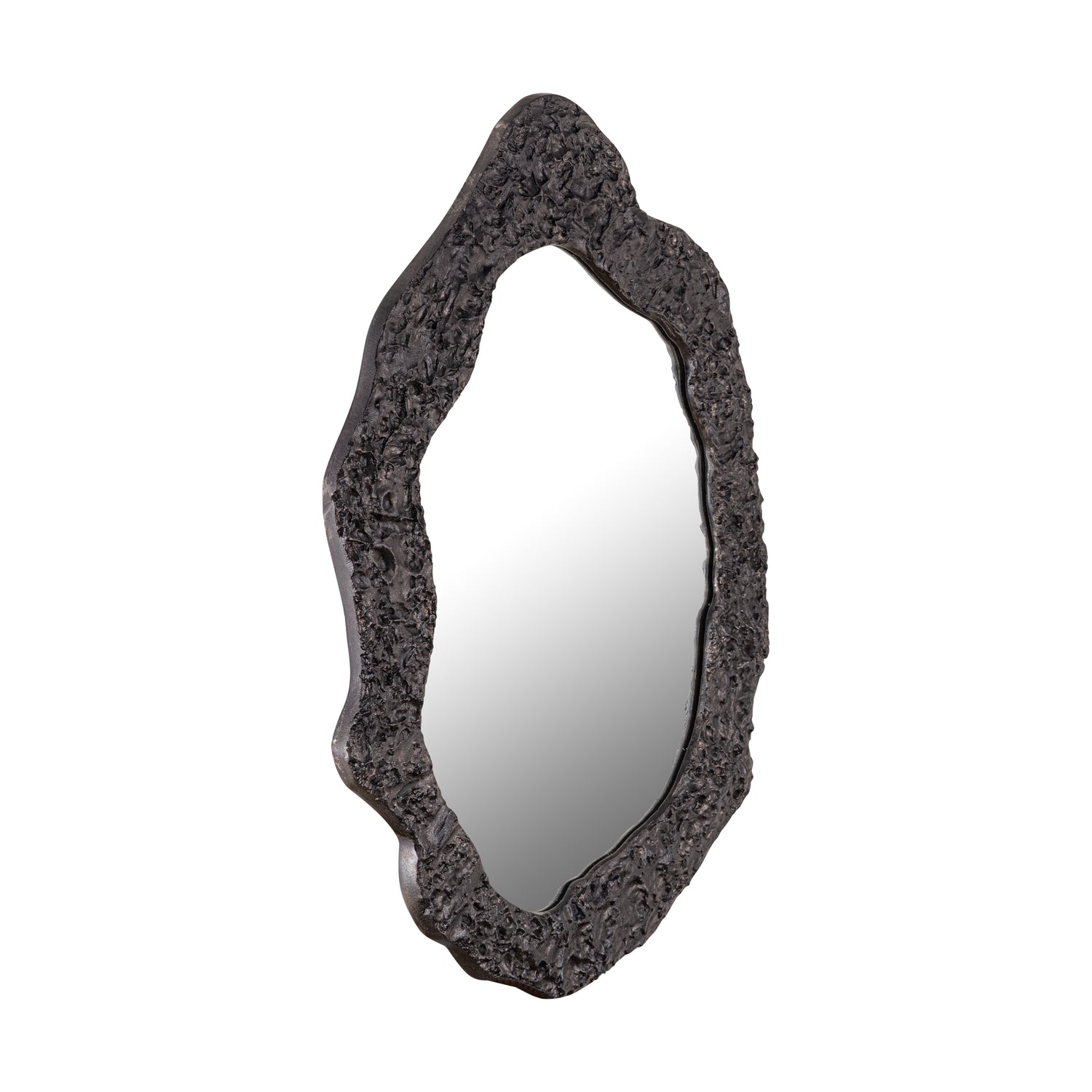 Morina Zwarte Spiegel Ovaal PTMD 88x61cm