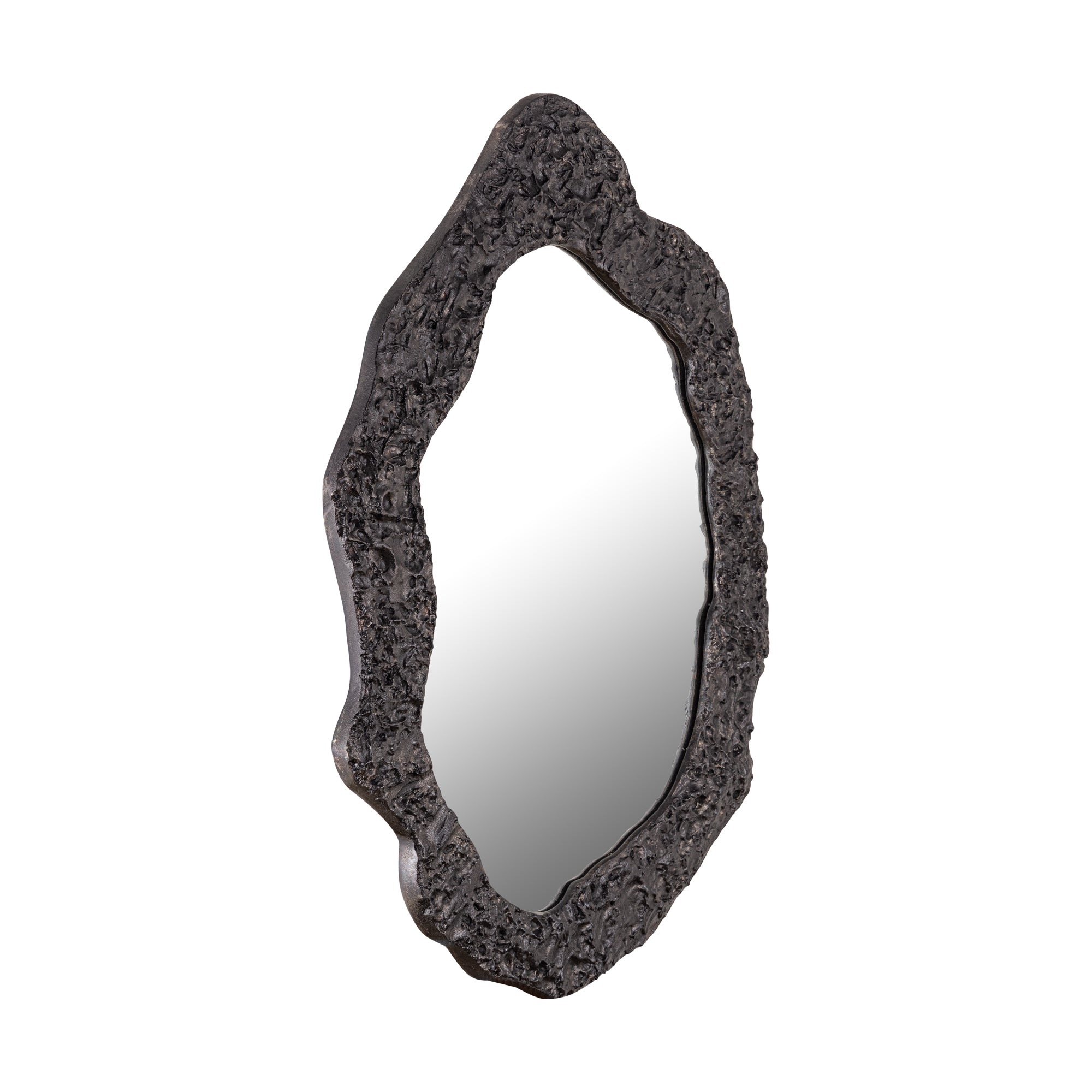 Morina Zwarte Spiegel Ovaal PTMD 88x61cm