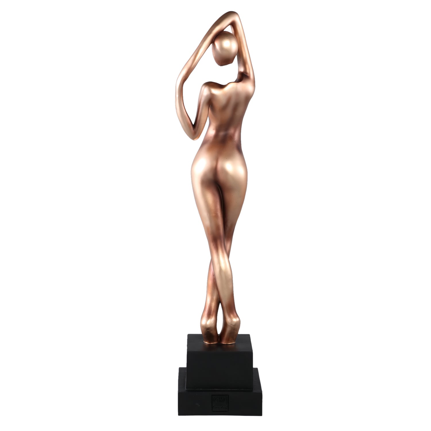 Deco Object Leonne - 20x19x92 cm - Polyester - Goud PTMD