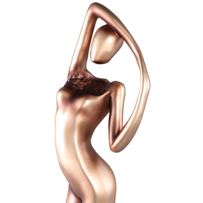 Deco Object Leonne - 20x19x92 cm - Polyester - Goud PTMD
