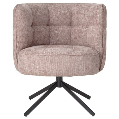 Odin Pink diningchair legacy 14 flamingo black leg PTMD