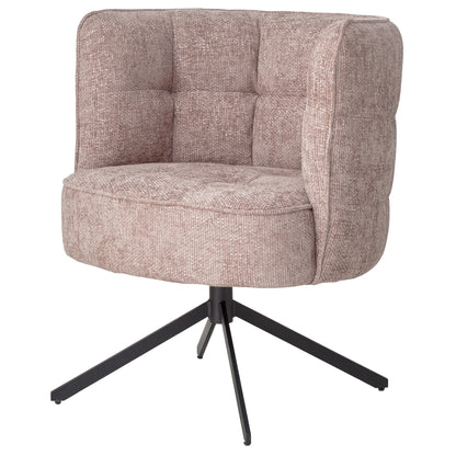 Odin Pink diningchair legacy 14 flamingo black leg PTMD