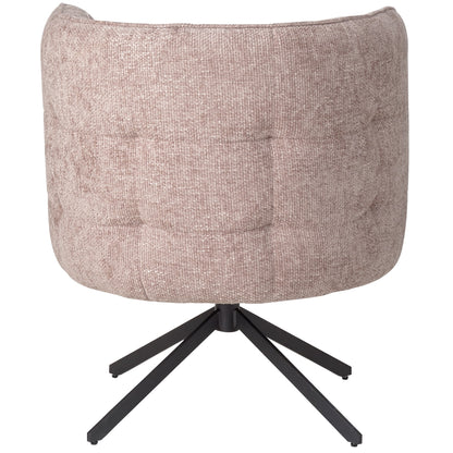 Odin Pink diningchair legacy 14 flamingo black leg PTMD