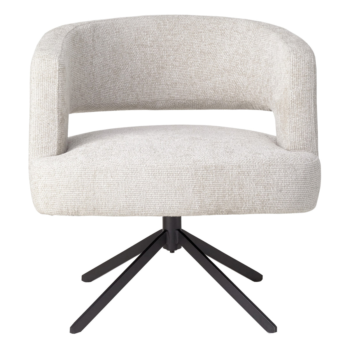 Baldr Cream dining chair legacy 15 dove black leg PTMD