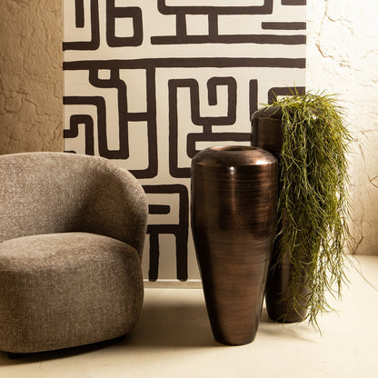 Micheal Copper Alu Sheet Pot High RoundL PTMD