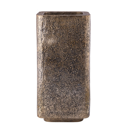 Bloempot Indira - Aluminium - Goud- Set van 2 PTMD