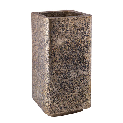 Bloempot Indira - Aluminium - Goud- Set van 2 PTMD