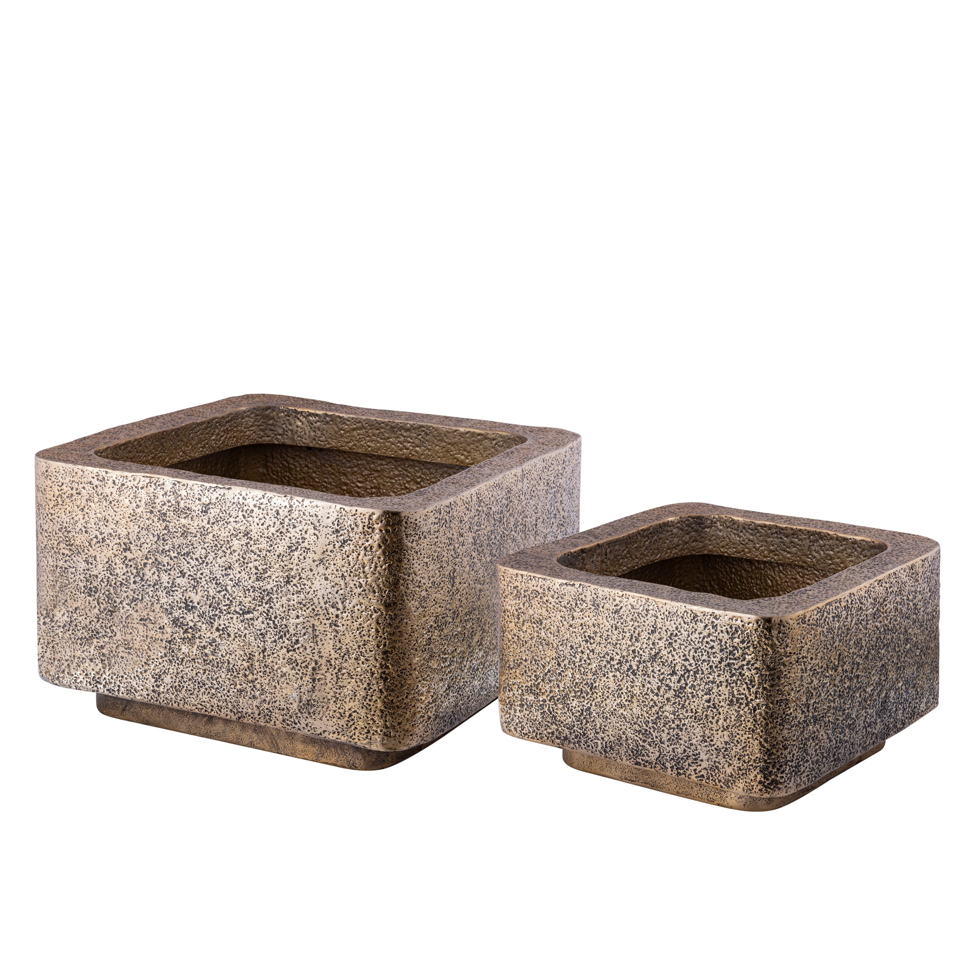 Indira Gold Alu Sheet Pot Low Square SV2 PTMD