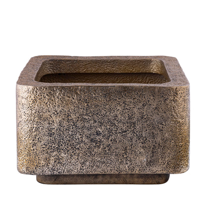 Indira Gold Alu Sheet Pot Low Square SV2 PTMD