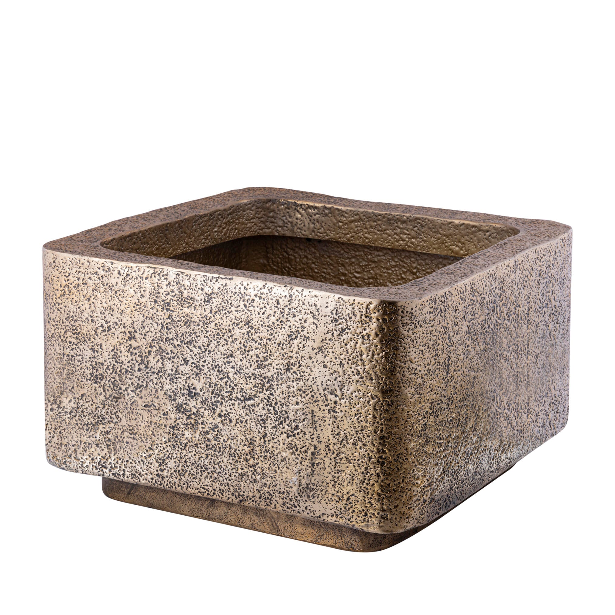 Indira Gold Alu Sheet Pot Low Square SV2 PTMD