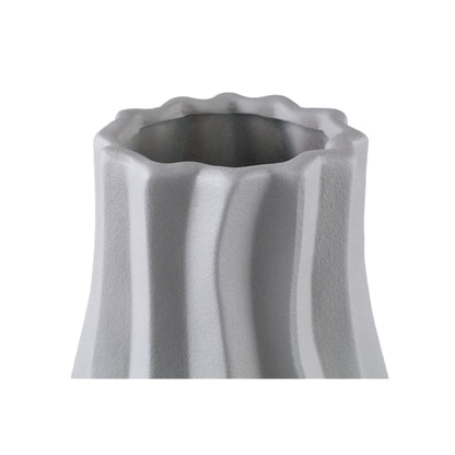 Clair Taupe Ceramic Swirl Vaas Large PTMD