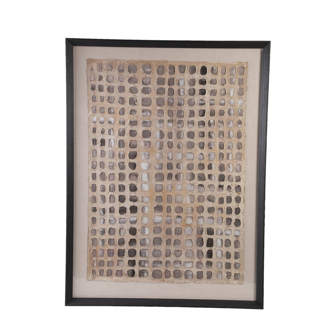 Wandpaneel Carmell Polyester Creme - 90x6x120cm - PTMD