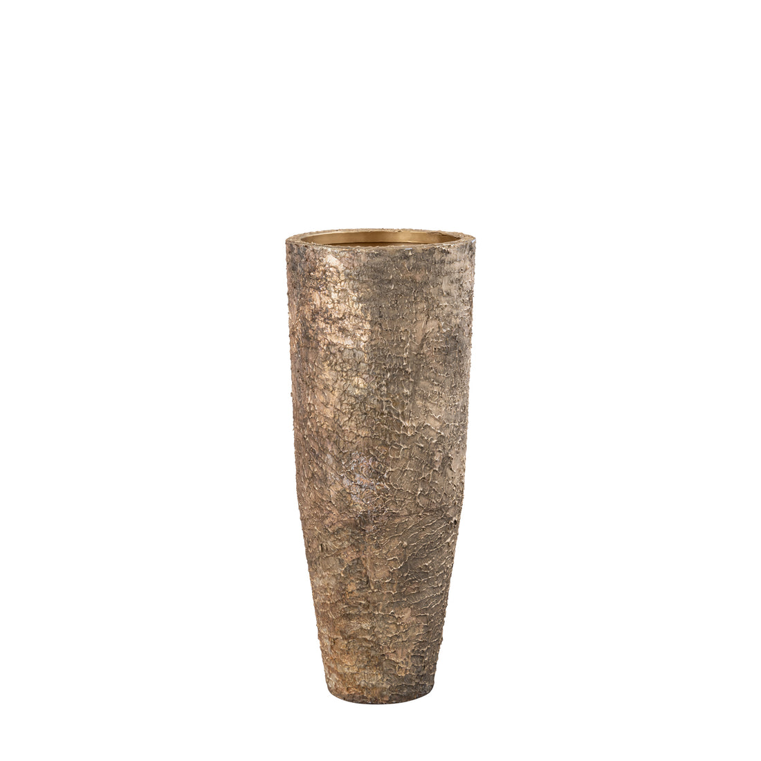 Simona Gold Antique Iron Pot High S 34x34x84cm PTMD