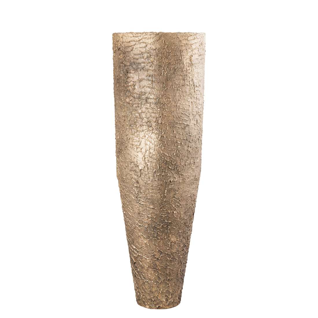 Simona Gold Antique Iron Pot High L 39x39x120cm PTMD