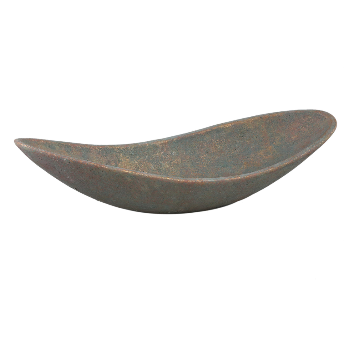 Dawer Grey Cement Bowl Organic Shape L PTMD