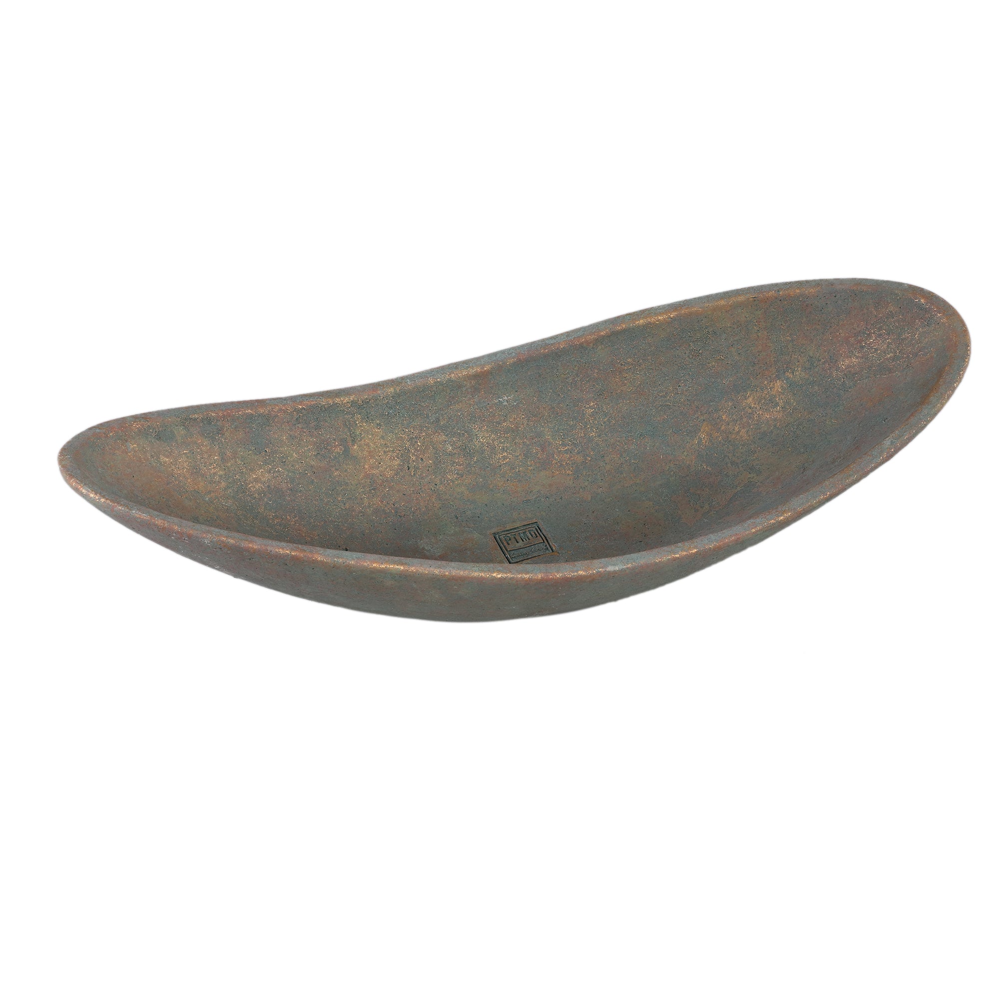 Dawer Grey Cement Bowl Organic Shape L PTMD
