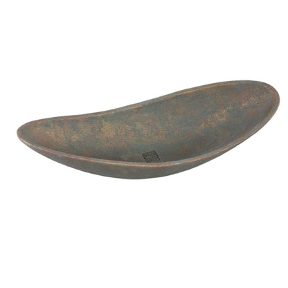 Dawer Grey Cement Bowl Organic Shape L PTMD