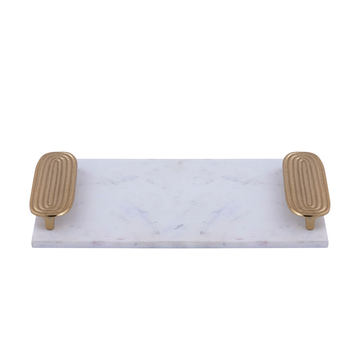 Plateau Dez - 45x25x5 cm - Marmer - Goud Large PTMD