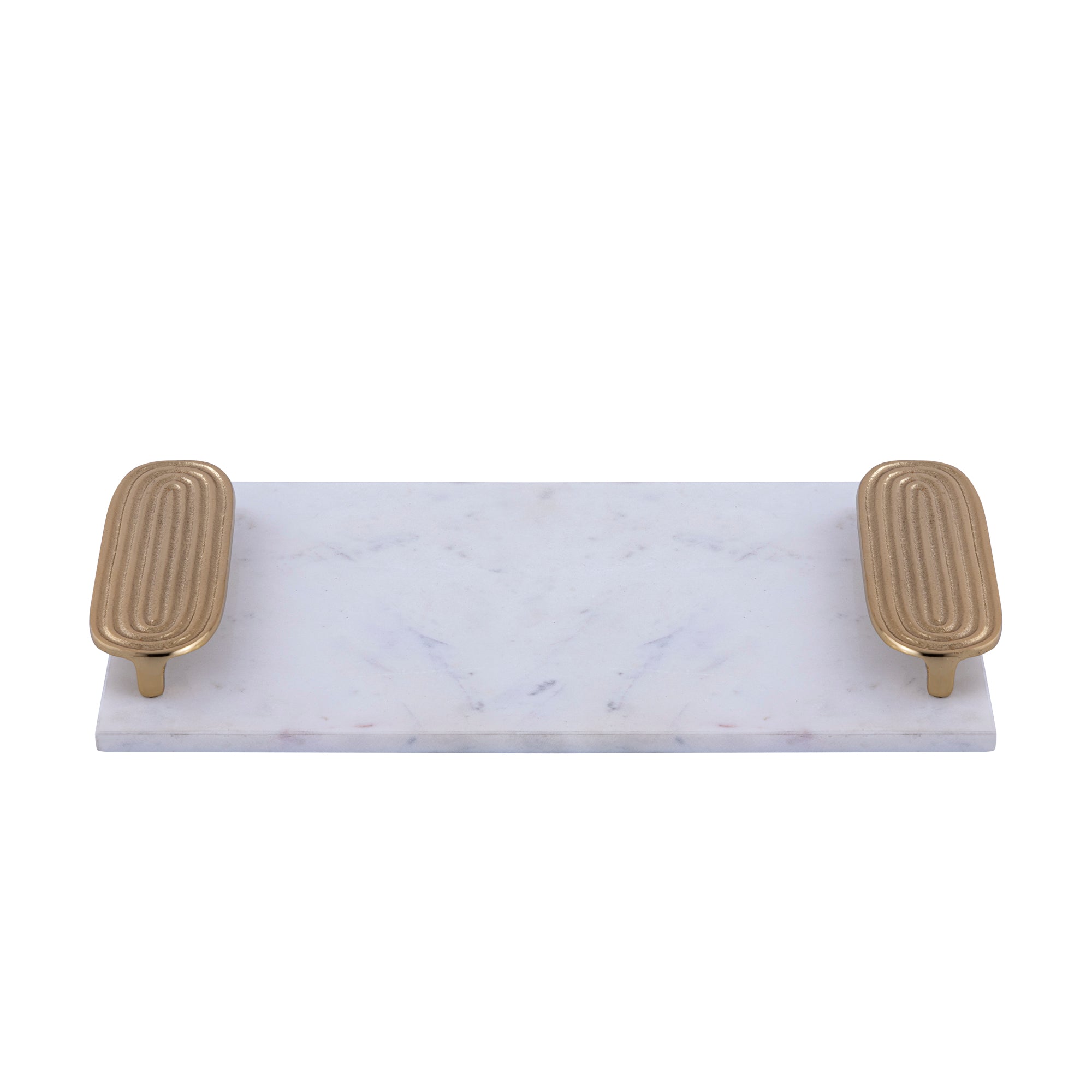 Plateau Dez - 45x25x5 cm - Marmer - Goud Large PTMD