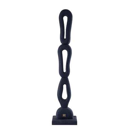 Rhyce Black mango wood statue open figure L PTMD