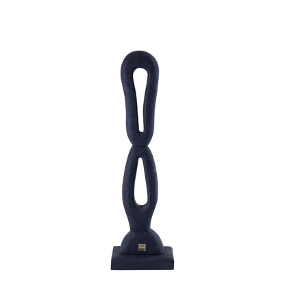 Rhyce Black mango wood statue open figure S PTMD