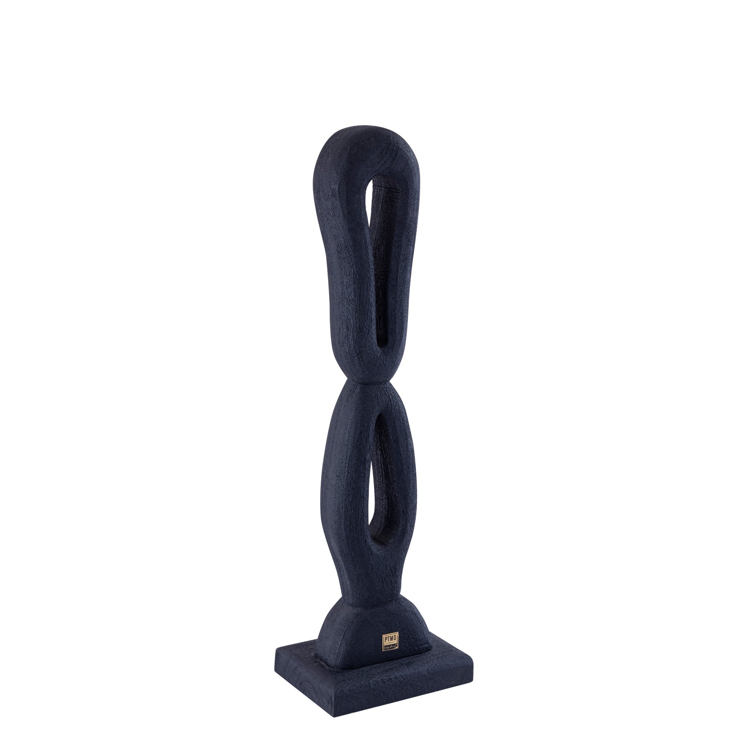 Rhyce Black mango wood statue open figure S PTMD