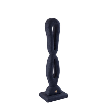Rhyce Black mango wood statue open figure S PTMD
