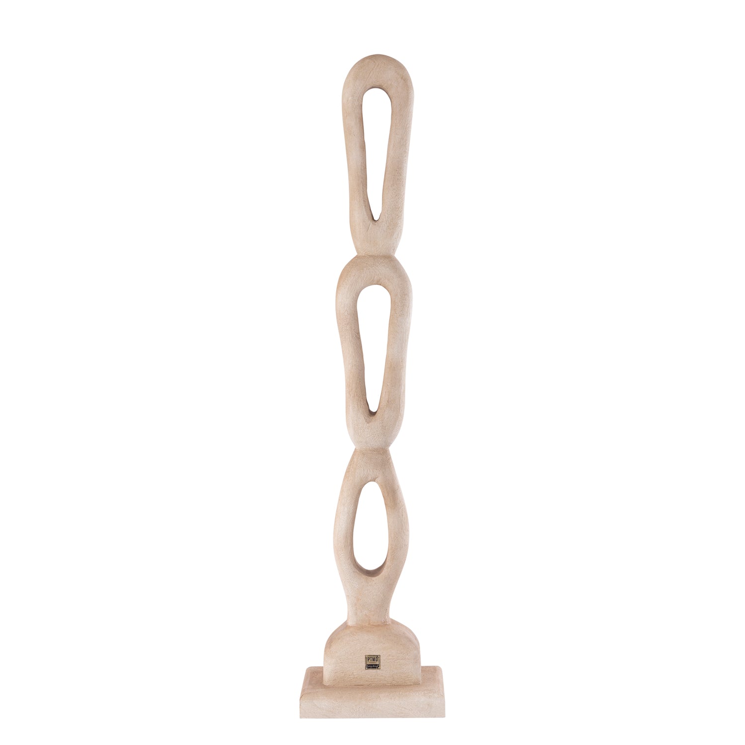 Rhyce Natural mango wood statue open figure L PTMD