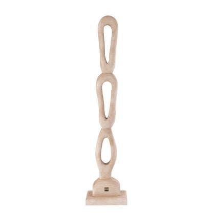 Rhyce Natural mango wood statue open figure L PTMD