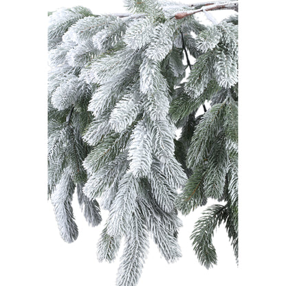 Kersthanger Rosamond - 100x100x50 cm - Pvc - Wit PTMD