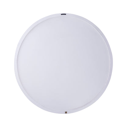 Wandpaneel Wiktor M - Ø120cm - MDF - Wit - PTMD
