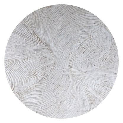 Wandpaneel Wiktor L - Ø180cm - MDF - Wit PTMD