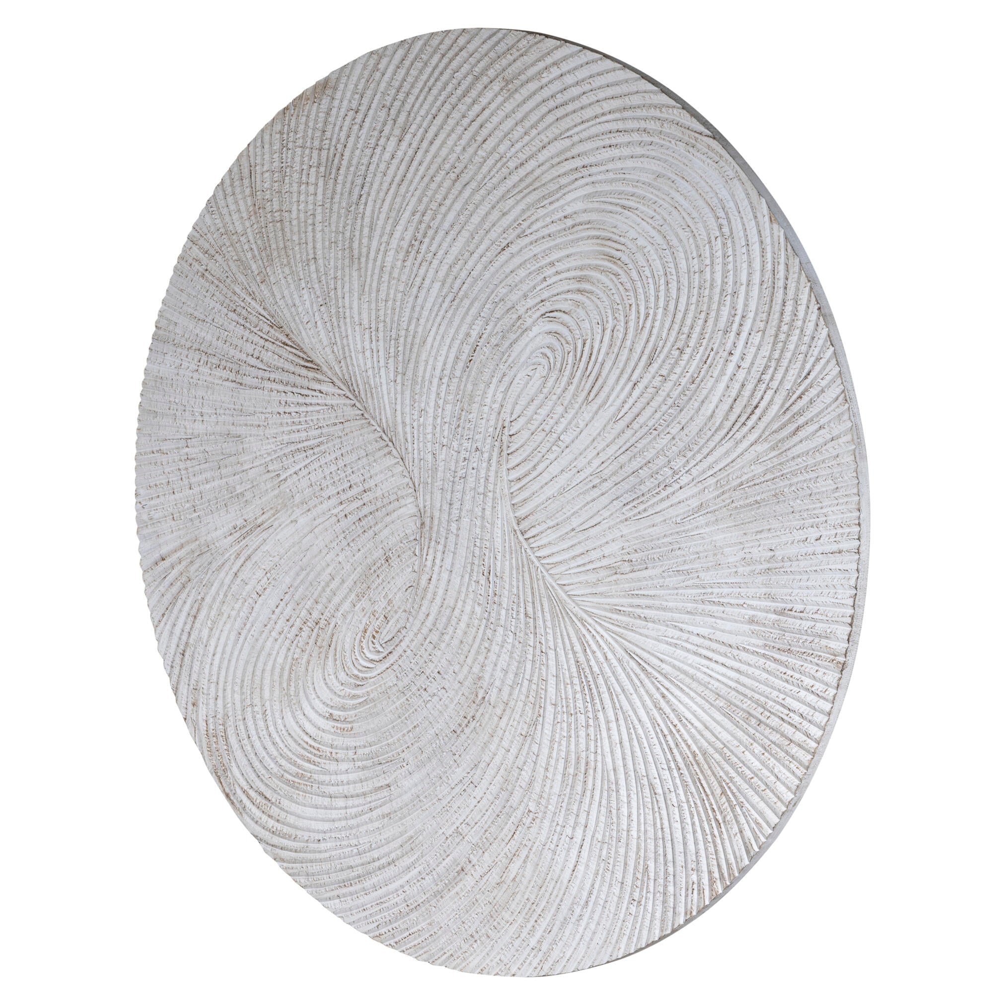 Wandpaneel Wiktor L - Ø180cm - MDF - Wit PTMD