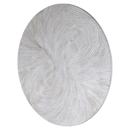 Wandpaneel Wiktor L - Ø180cm - MDF - Wit PTMD