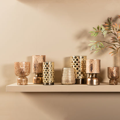 Roze Windlicht Rishi PTMD Bundel van 3