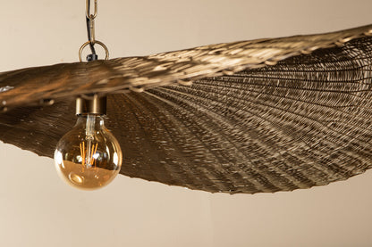 Shauney Gold iron wavy hanging lamp round L PTMD