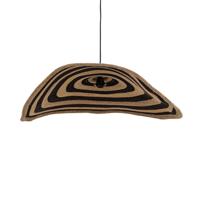 Loulou Natural Seagrass Wavy Hanglamp Large PTMD